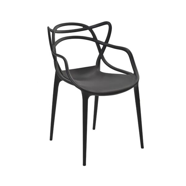 Cadeira Preta Allegra Master Para Cozinha Mesa Jantar Estrutura Da Cadeira Preto